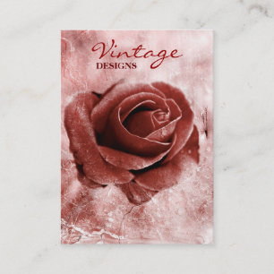 Tarjeta de visita subió vintage