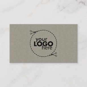 Tarjeta De Visita Subtle Faux Fabric Texture Business Card