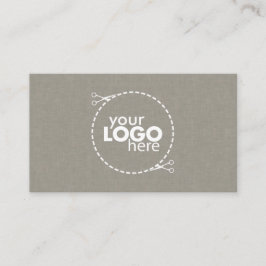 Tarjeta De Visita Subtle Faux Fabric Texture Business Card