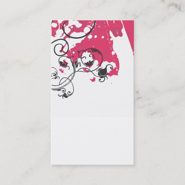 Tarjeta de visita sucia (Anverso)