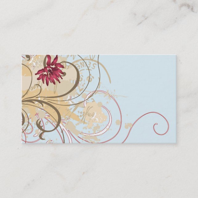 Tarjeta de visita sucia (Anverso)