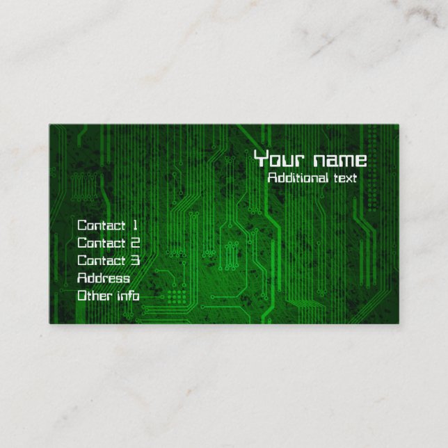 tarjeta de visita sucia del diseño (Anverso)