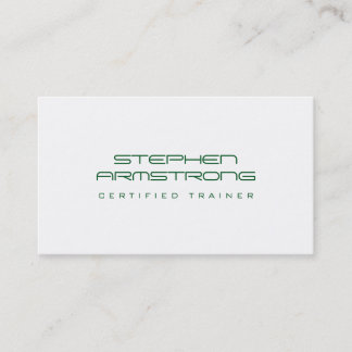 Tarjeta De Visita Sucio consultor futurista profesional evergreen