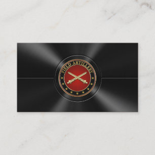 Tarjeta De Visita Sucursal de artillería de campo Insignia