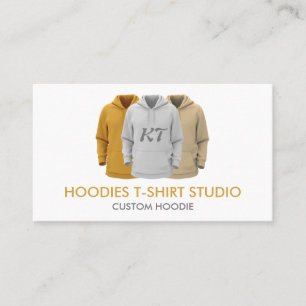 Tarjeta De Visita Sudadera con capucha personalizada de ropa de vest