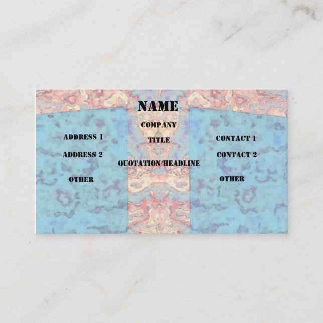 Tarjeta De Visita Sudoeste (Anverso)