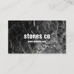 Tarjeta De Visita Suelo de construcción de mármol de piedra de azu