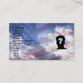 Tarjeta De Visita Sueño americano
