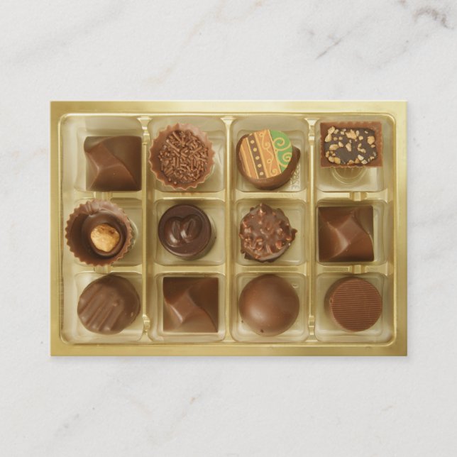 Tarjeta De Visita sueño chocoholístico (Anverso)