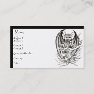 Tarjeta De Visita Sueño de medianoche - Devils