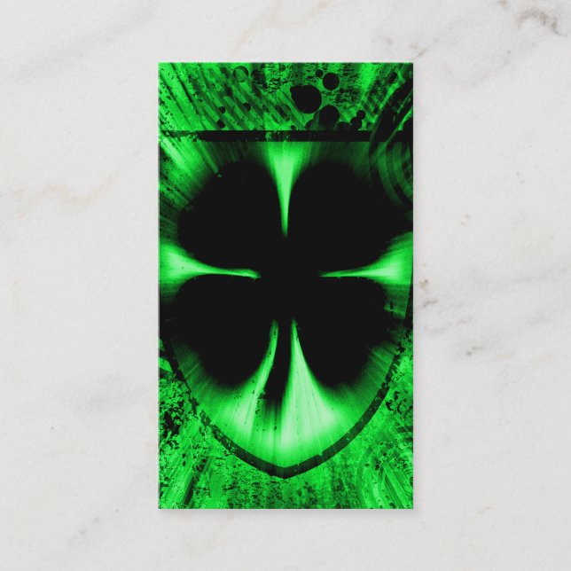 Tarjeta De Visita suerte de la explosión de la luz (Anverso)