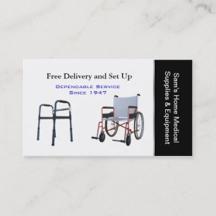 Tarjeta De Visita Suministros médicos y equipo