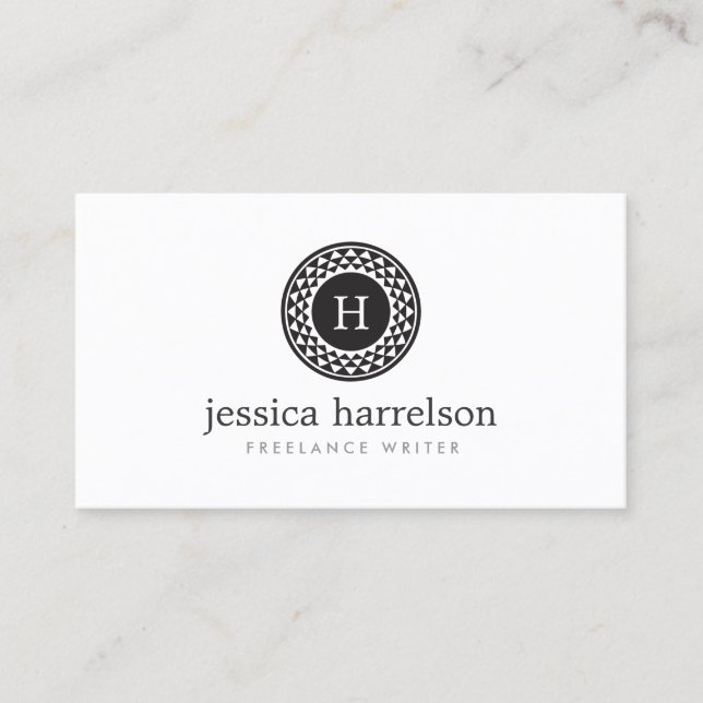 TARJETA DE VISITA SUN LOGO MONOGRAM (Anverso)