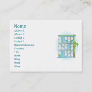 Tarjeta De Visita ¡Sunazzy Blue Sky Apartments!