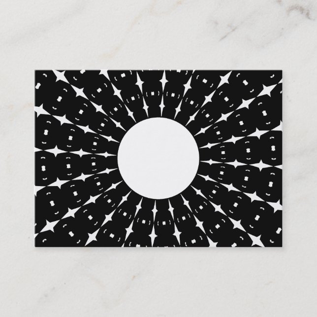 Tarjeta De Visita Sunburst 05 (Anverso)