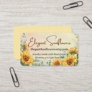 Tarjeta de visita Sunflower