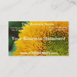 Tarjeta de visita Sunflower