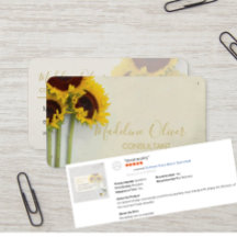 Sunflower Rustic Modern Stylish Gold