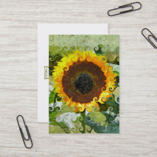 TARJETA DE VISITA SUNFLOWERS