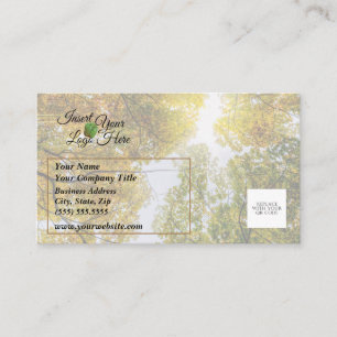 Tarjeta de visita Sunlight Through Autumt Sugar Ma