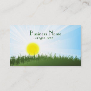 Tarjeta De Visita Sunny Landscape Business Card