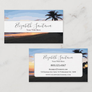Tarjeta De Visita Sunset Beach