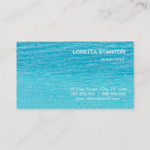 Tarjeta De Visita Superficie del mar