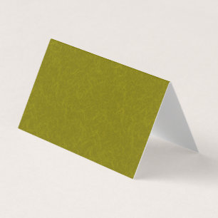 Tarjeta De Visita Superficie verde oliva con patrón de remolino suti
