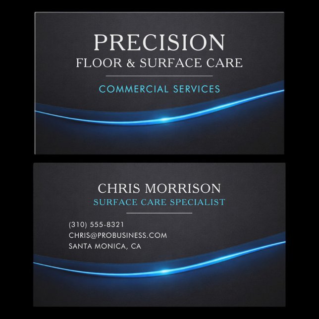 Tarjeta De Visita Surface Flooring Care Specialist (Subido por el creador)