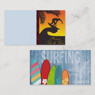 Tarjeta De Visita Surfboard Business Card