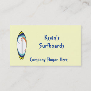 Tarjeta De Visita Surfboard Business Cards