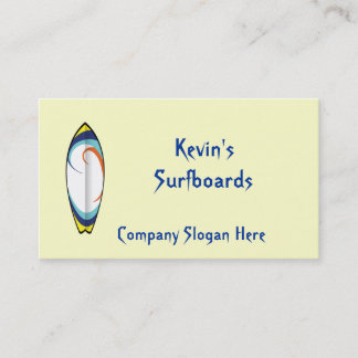 Tarjeta De Visita Surfboard Business Cards