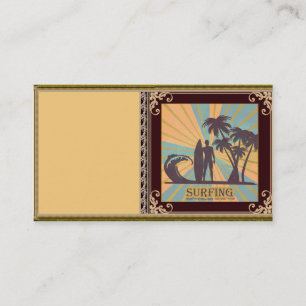 Tarjeta De Visita Surfer Dude Business Card