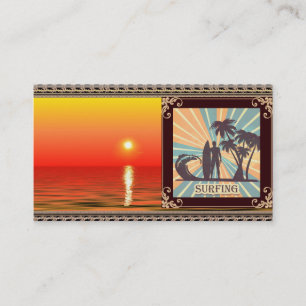 Tarjeta De Visita Surfer Dude Business Card