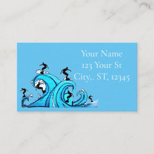 Tarjeta De Visita Surfers Everywhere Thunder_Cove