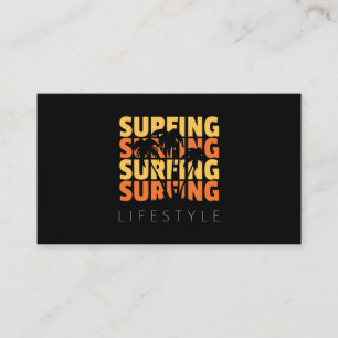 Tarjeta De Visita Surfing Life Style Surfing