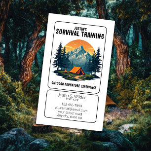 Tarjeta De Visita Survival Training Business