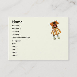 Tarjeta De Visita Susan Black-Eyed