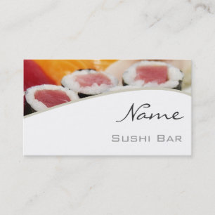 Tarjeta de visita Sushi Bar