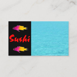 Tarjeta De Visita Sushi Business Card