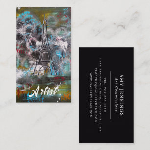 Tarjeta De Visita Susurros de París Pintura de Alfred Fox
