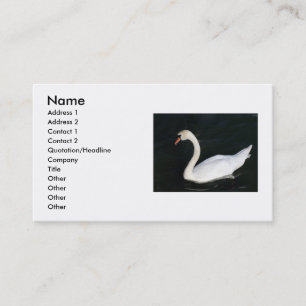 Tarjeta de visita Swan