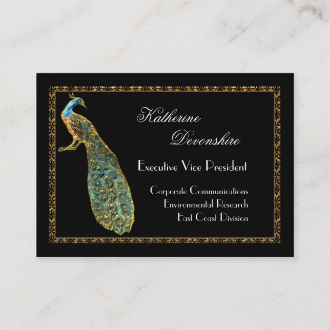 Tarjeta De Visita Swankshire Elegant Professional (Anverso)