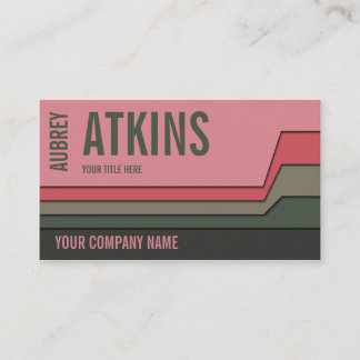 Tarjeta De Visita Swatches [Pinks v.6]