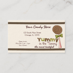 Tarjeta De Visita Sweet Candy