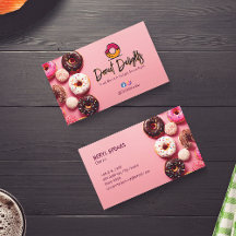 Sweet Donuts Business | Donuts rosados recortados