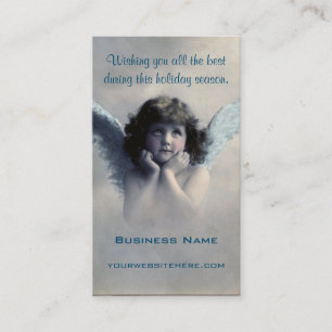 Tarjeta De Visita Sweet Vintage Christmas Angel