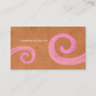 Tarjeta De Visita Swirls Business Card