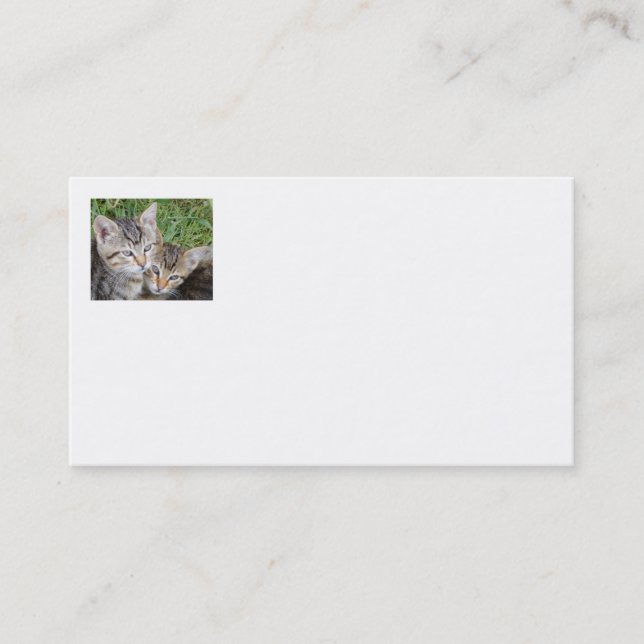 Tarjeta De Visita Tabby Sisters Business Cards (Anverso)