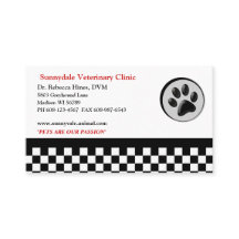 Tablero de damas animal veterinario del logotipo